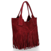 Dámská kabelka shopper bag Vittoria Gotti bordová VPOS9